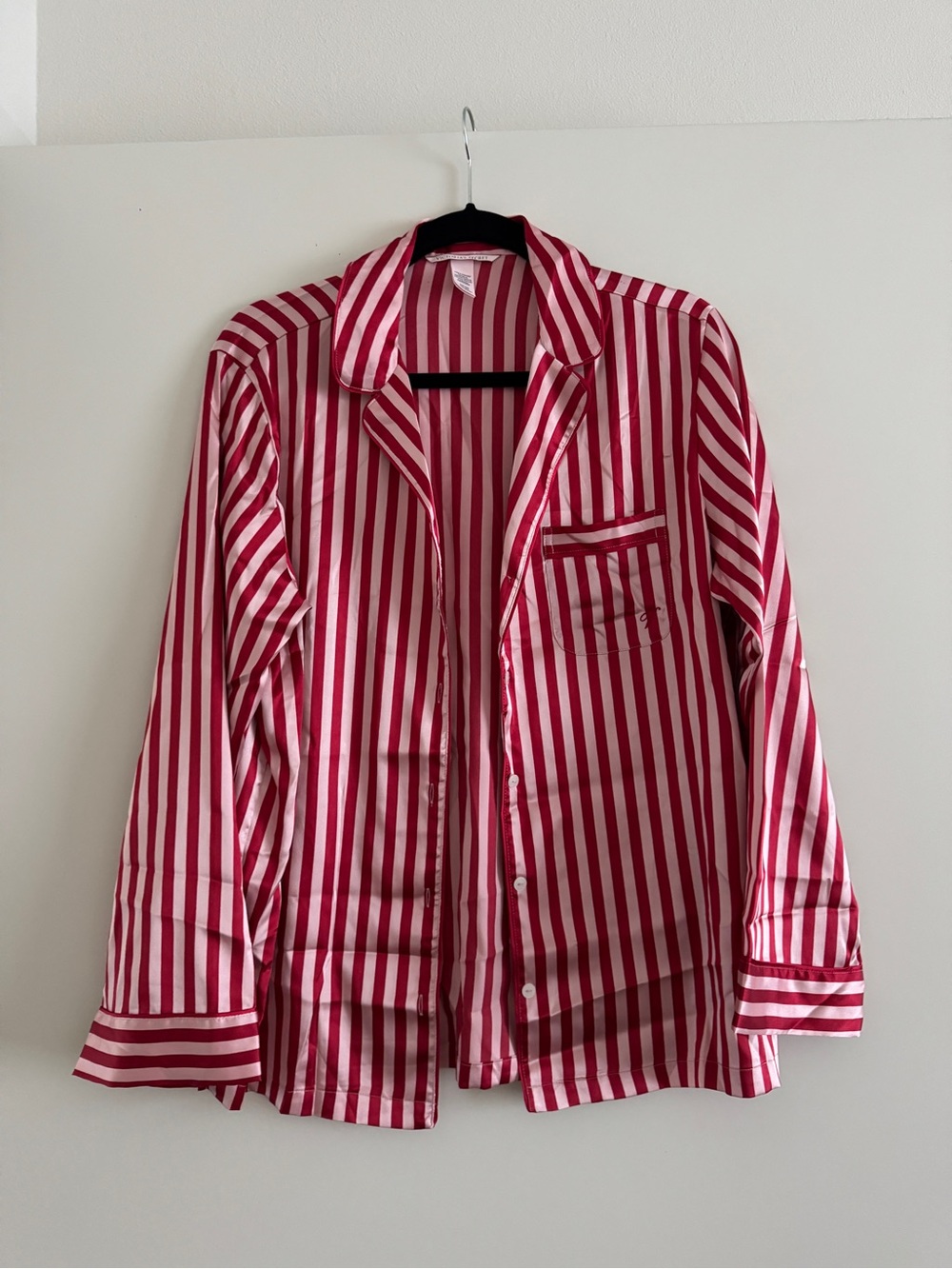 VICTORIAS SECRET / SATIN STRIPE PAJAMA SET / SIZE S
